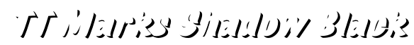 TT Marks Shadow Black