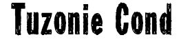 Tuzonie Condensed