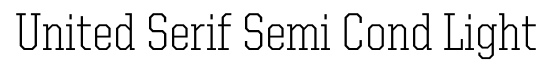 United Serif Semi Cond Light
