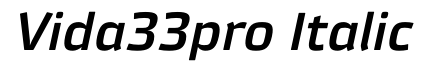 Vida 33 Pro Italic