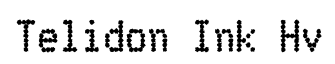 Telidon Ink Hv-Regular