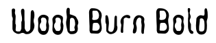 Woob Burn-Bold