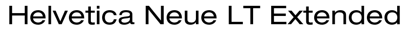 Helvetica LT 53 Extended