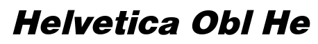 Helvetica Obl-He