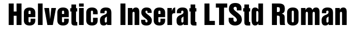 Helvetica Inserat LT Std Roman