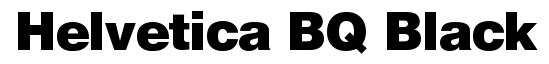 Helvetica* Black
