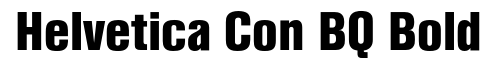 Helvetica* Condensed Bold