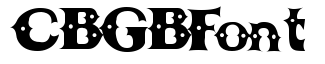 CBGBFont