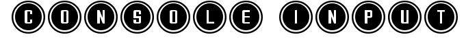Console Input