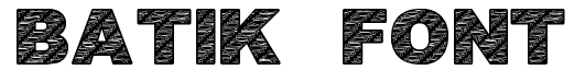 Batik Font1