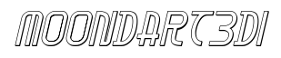 Moon Dart 3D Italic