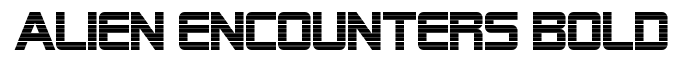 Alien Encounters Bold