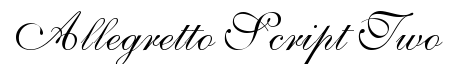 Allegretto Script Two