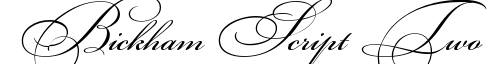 Bickham Script Two
