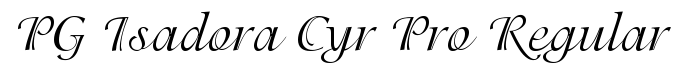 PG Isadora Cyr Pro Regular