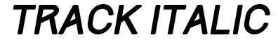 Track Italic