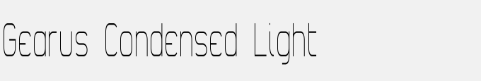 Gearus Condensed Light