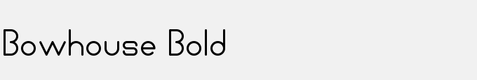 Bowhouse Bold