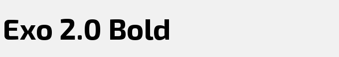 Exo 2.0 Bold