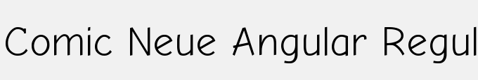 Comic Neue Angular Regular