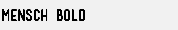 Mensch Bold