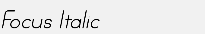Focus Italic