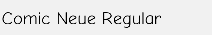 Comic Neue Regular