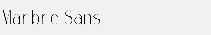 Marbre Sans
