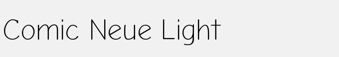 Comic Neue Light