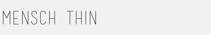 Mensch Thin