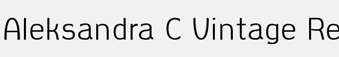 Aleksandra C Vintage Regular