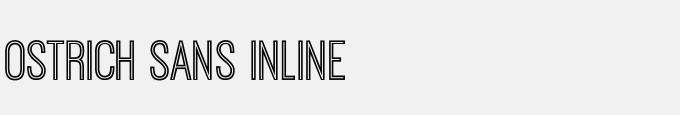 Ostrich Sans Inline