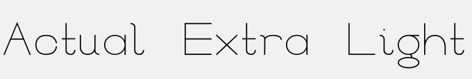 Actual Extra Light