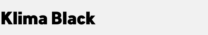 Klima Black