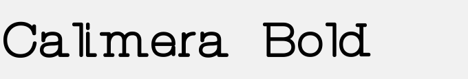 Calimera Bold