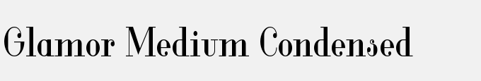 Glamor Medium Condensed
