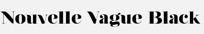 Nouvelle Vague Black