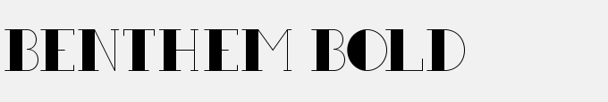 Benthem Bold