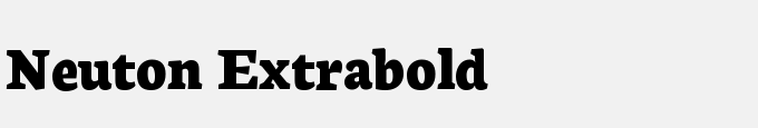 Neuton Extrabold
