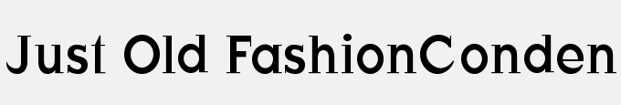 Just Old Fashion-Condensed