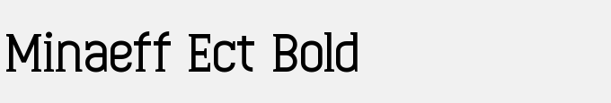 Minaeff Ect Bold