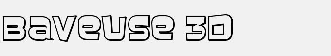 Baveuse 3D
