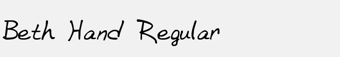 Beth Hand Regular