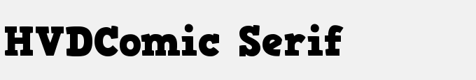 HVDComic Serif