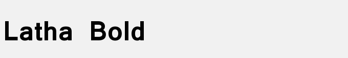 Latha Bold