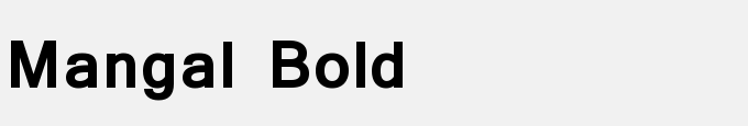 Mangal Bold