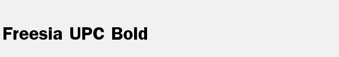 Freesia UPC Bold