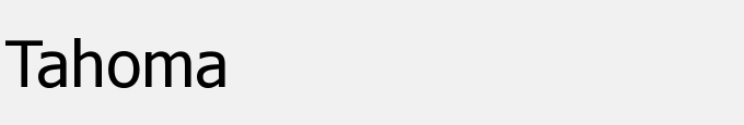 Tahoma