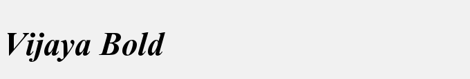 Vijaya Bold