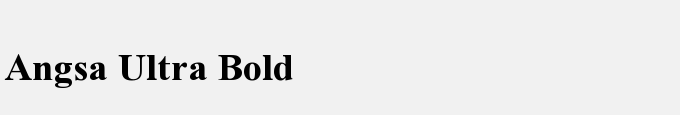 Angsana UPC Bold